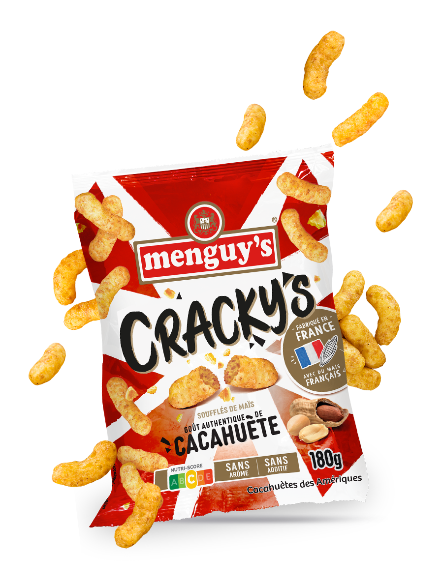 soufflé maïs à la cacahuète Menguy's