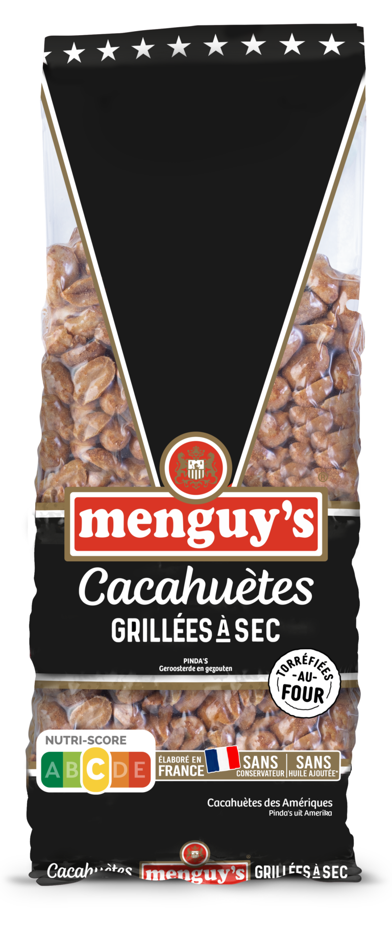 Flavored roasted and salted peanuts