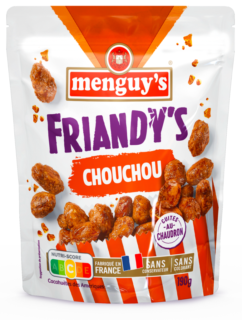 Sachet Menguy's Frandy's Chouchou, cacahuètes sucrées pour l'Apéro