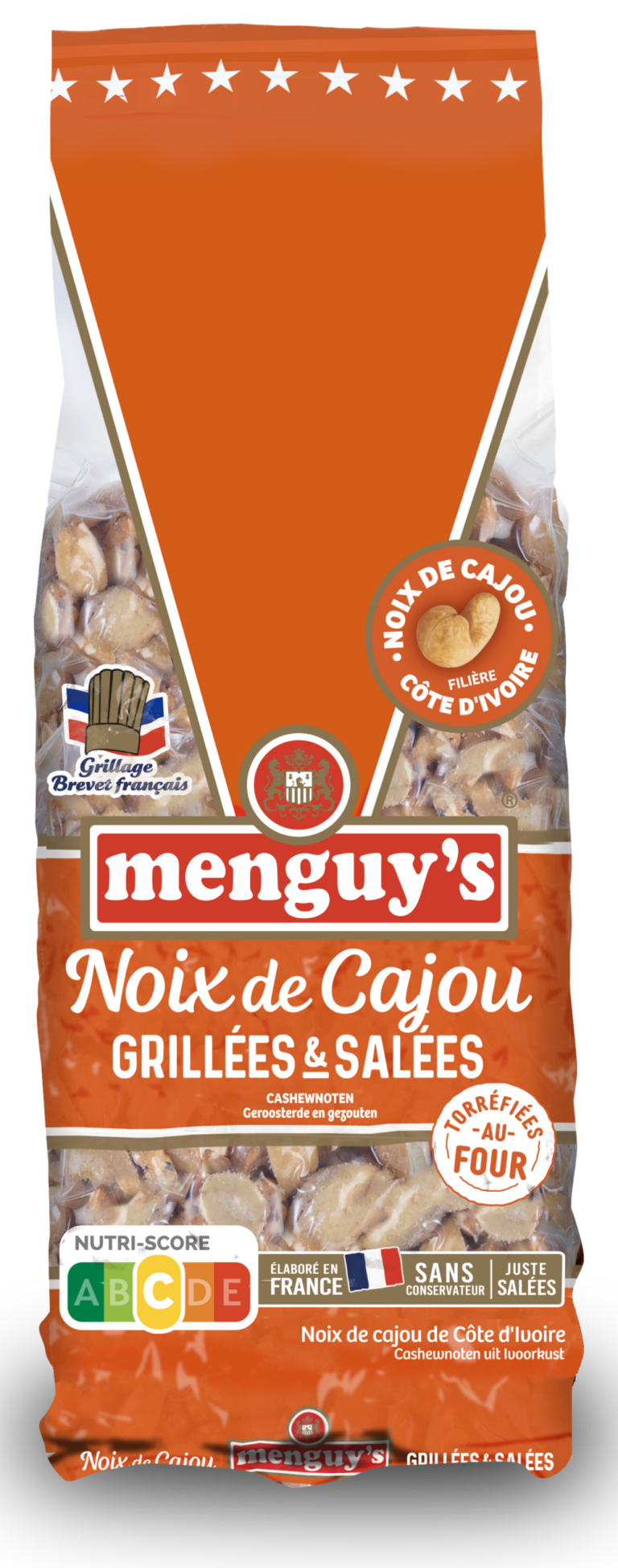 Roasted and salted cashew nuts
