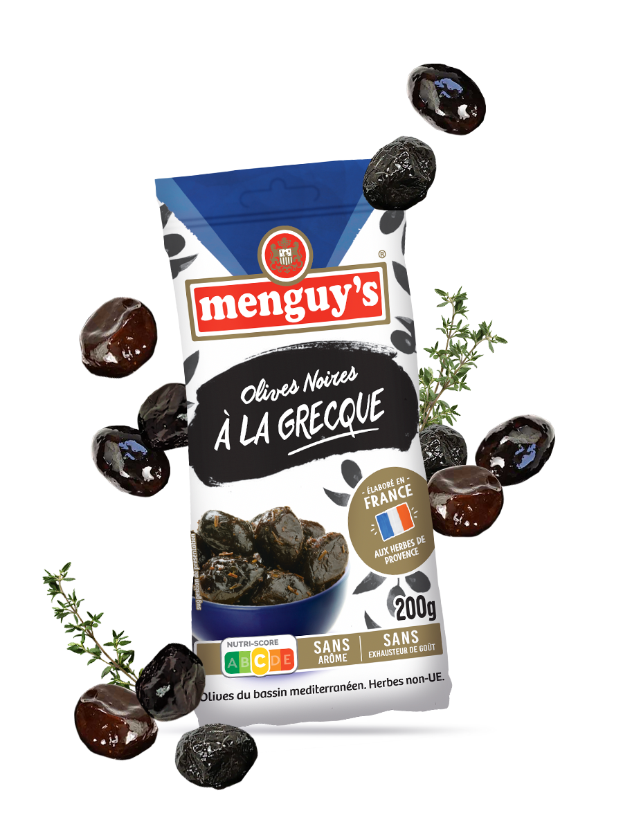  Produit Olives noires à la grecque