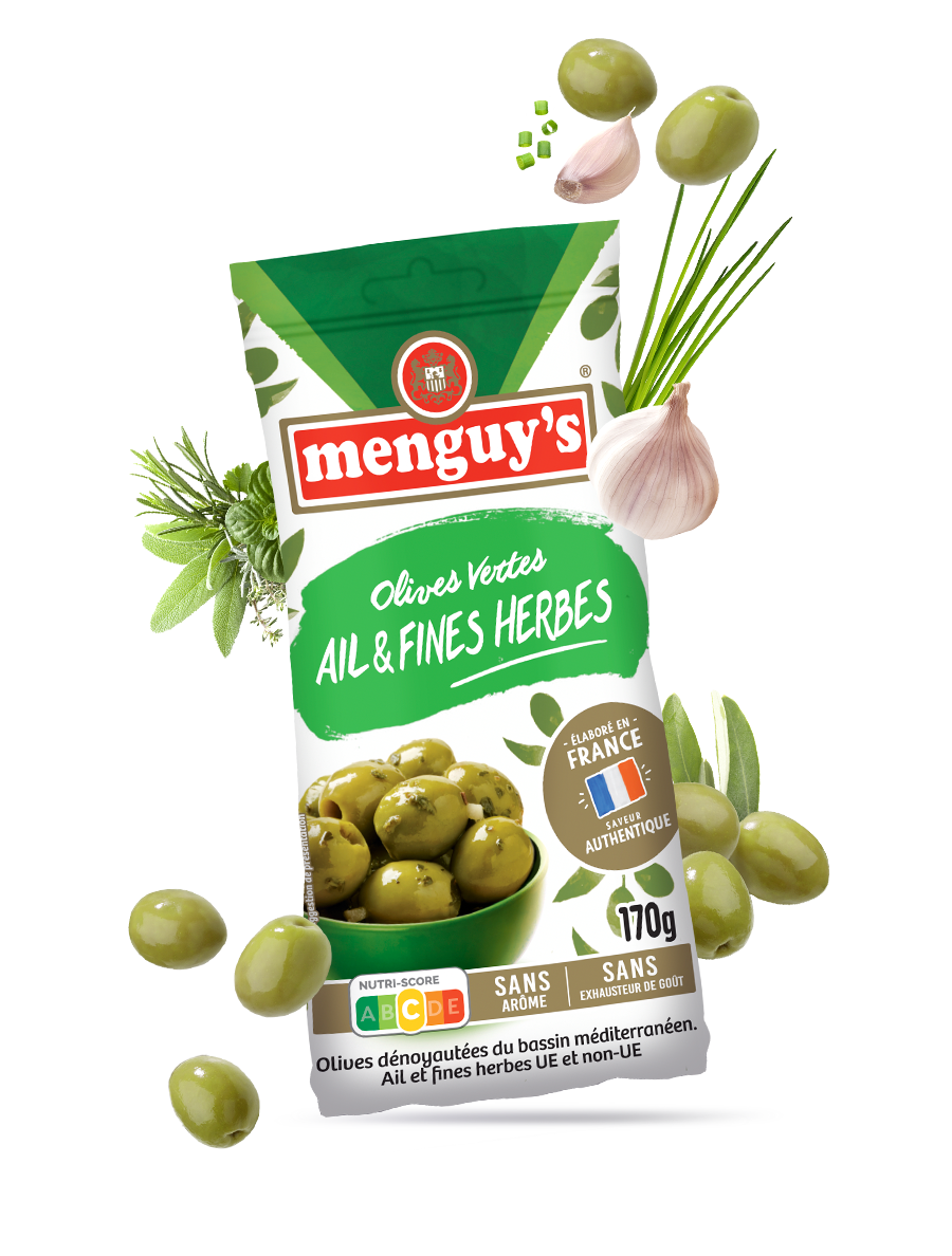  Produit Green garlic olives & fine herbs