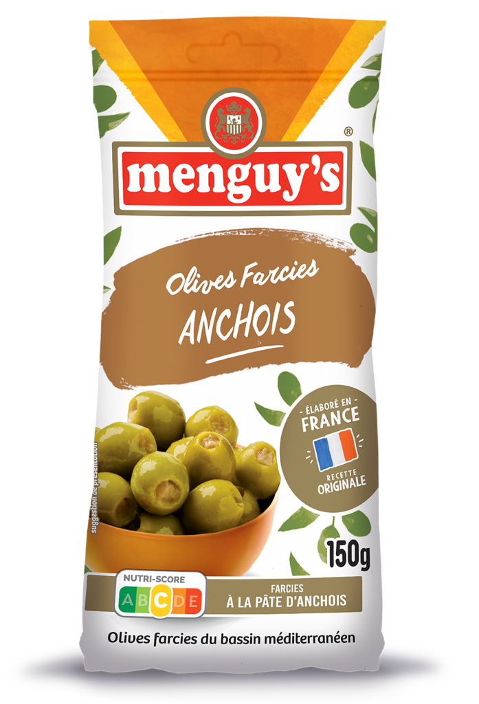 Menguy's Apéro olives farcies anchois 150 g