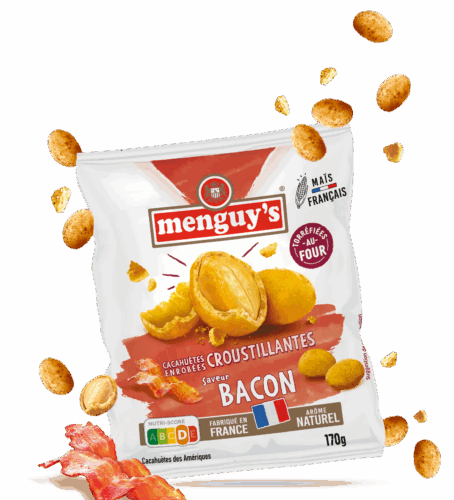  Produit Cacahuètes enrobées Bacon