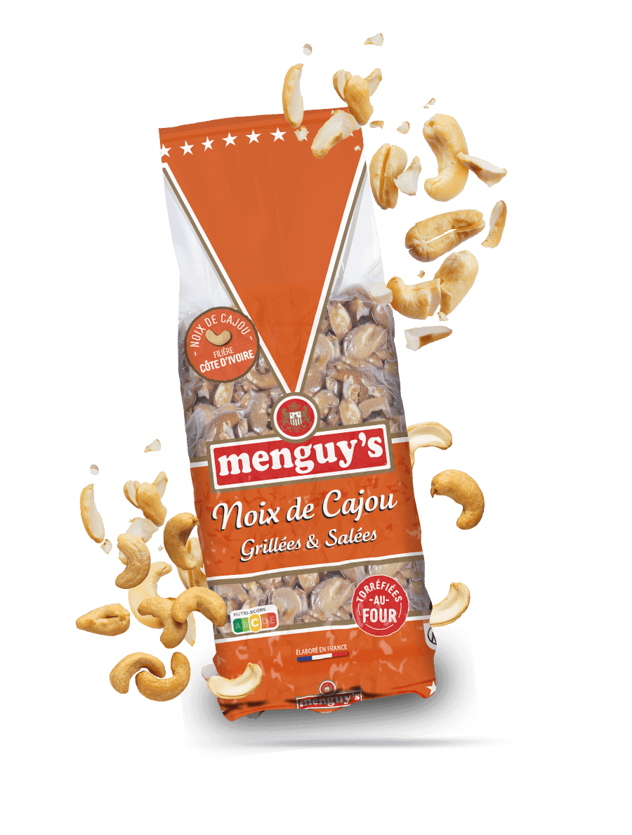  Produit Roasted and salted cashew nuts