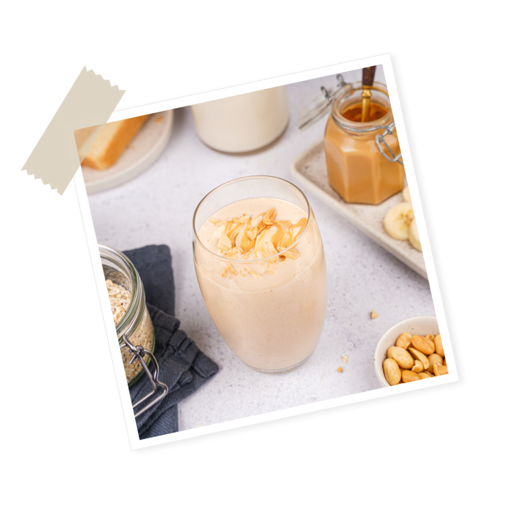 Shake Avoine, Banane & Beurre de Cacahuète Menguy