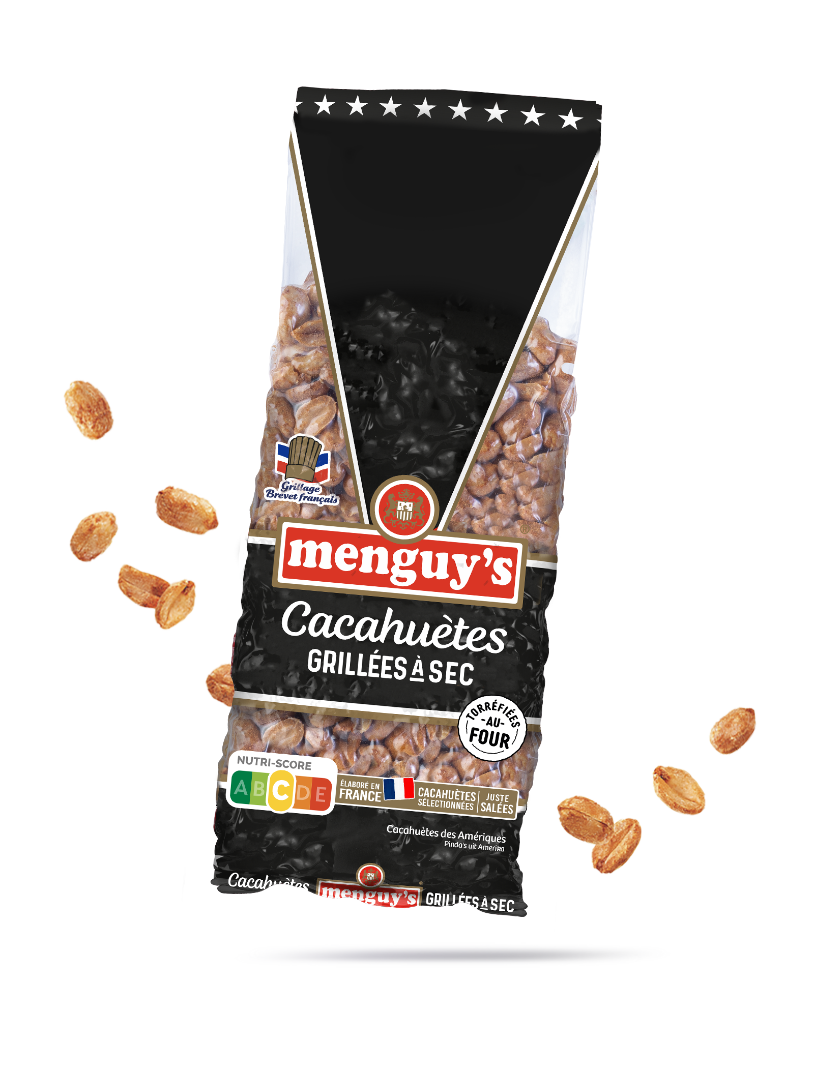 cacahuètes grillées à sec Menguy's