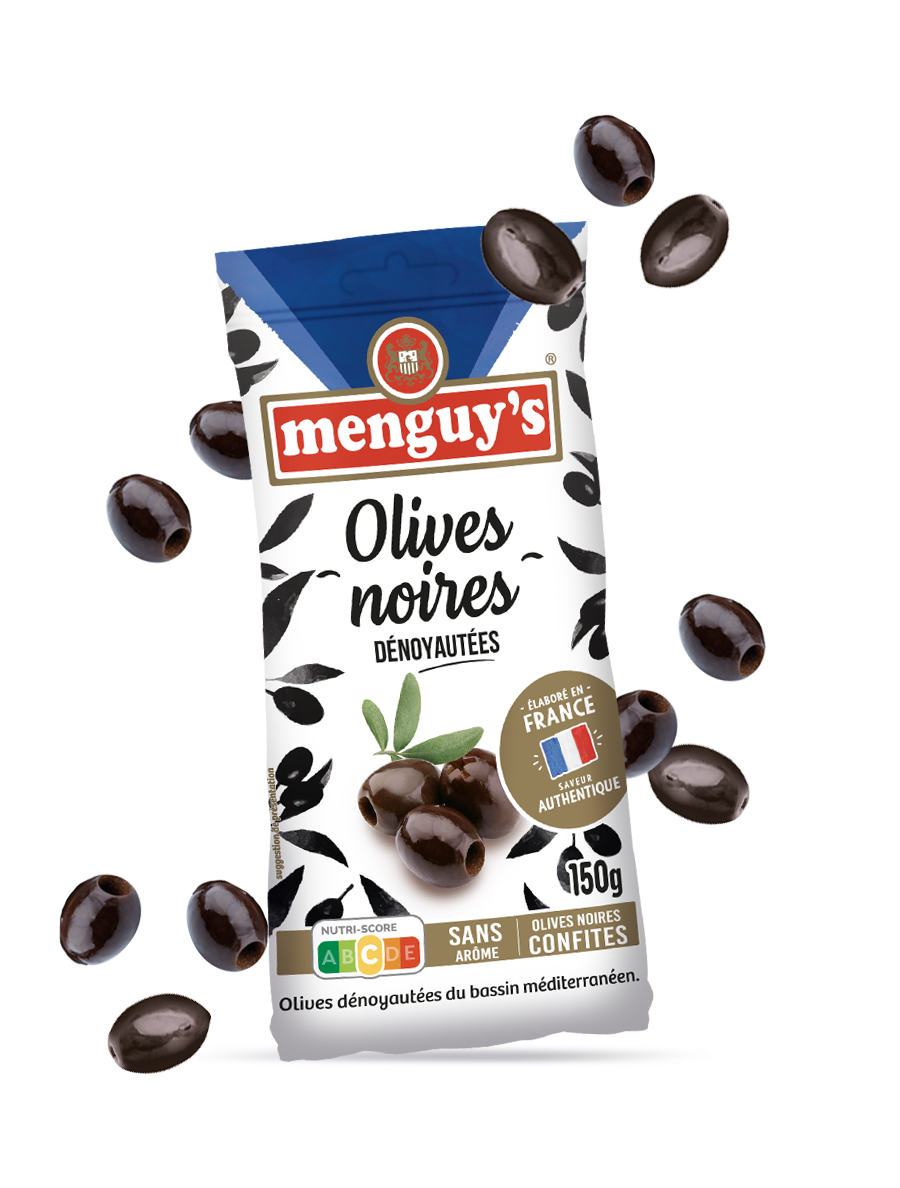 Olives noires dénoyautées
