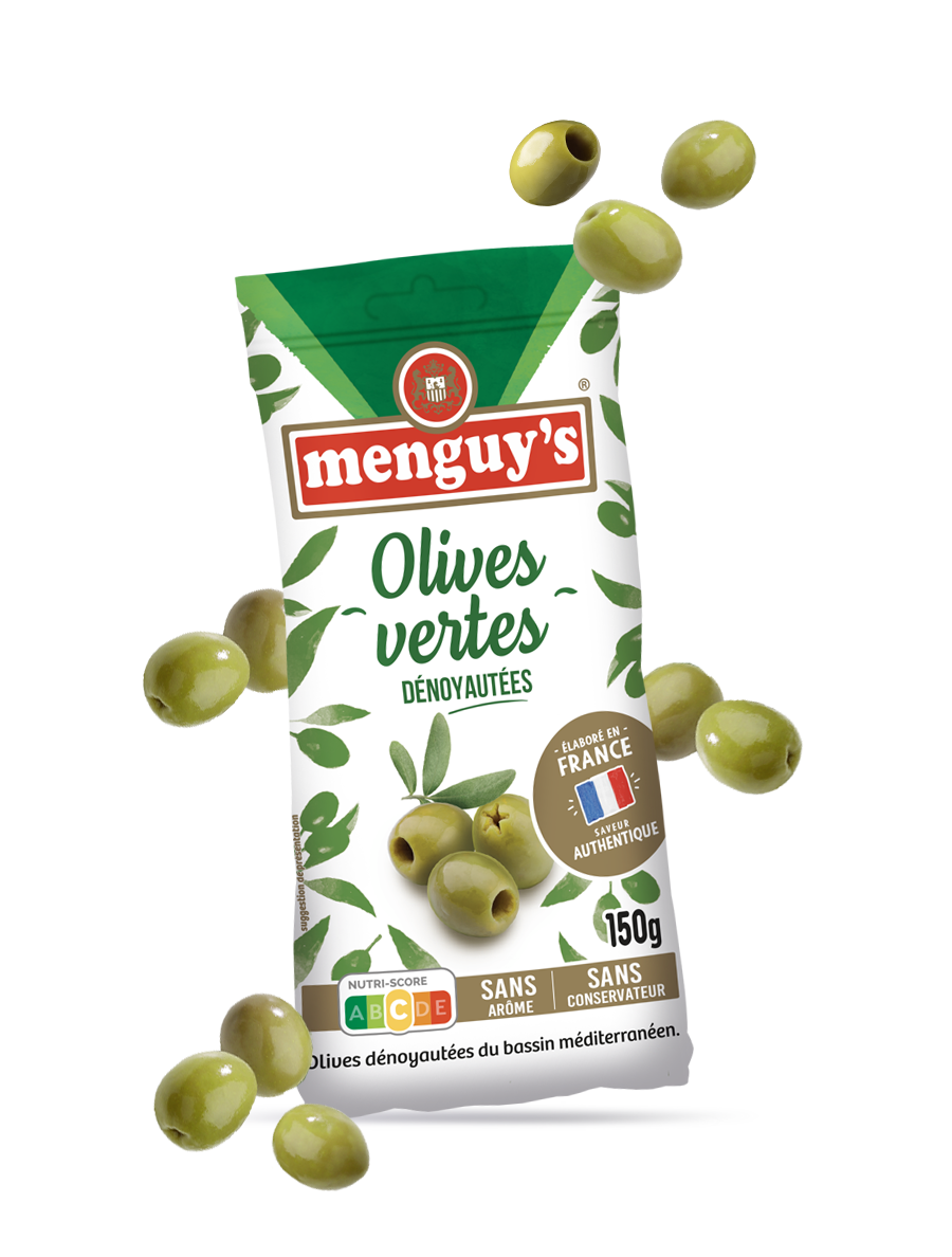 Olives vertes dénoyautées