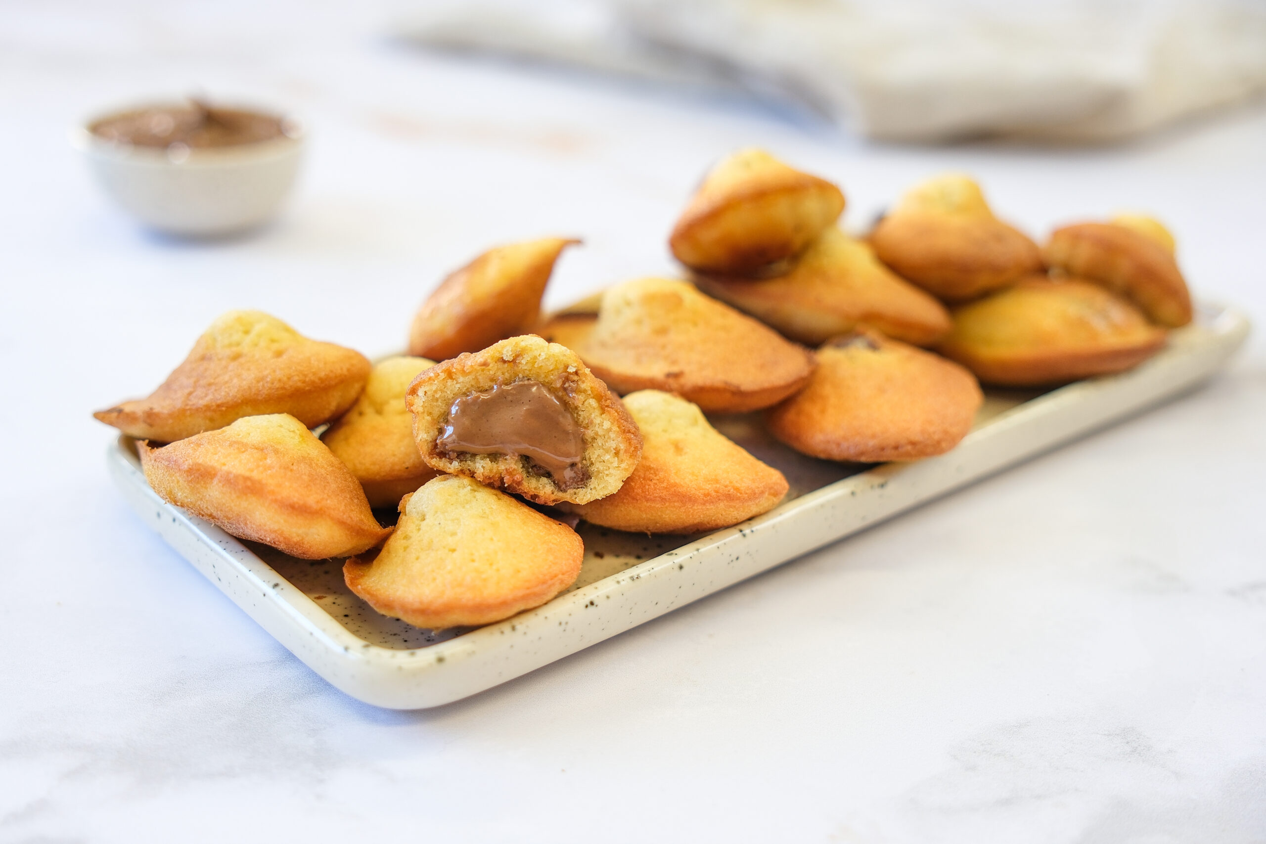 Madeleines fourrées au chocolat Menguy's pour l'Apéro