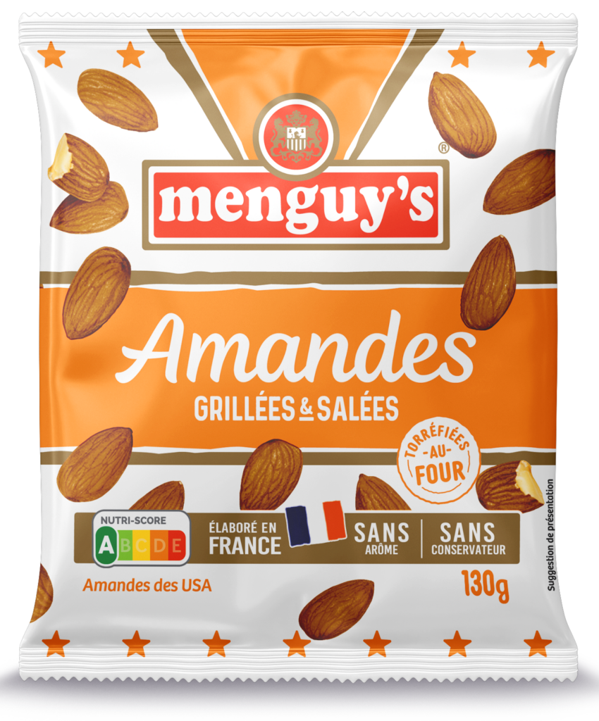 Menguy's Amandes grillées et salées Apéro 130 g