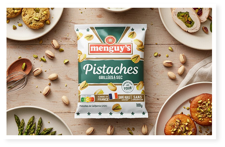 Pistaches grillées à sec Menguy's
