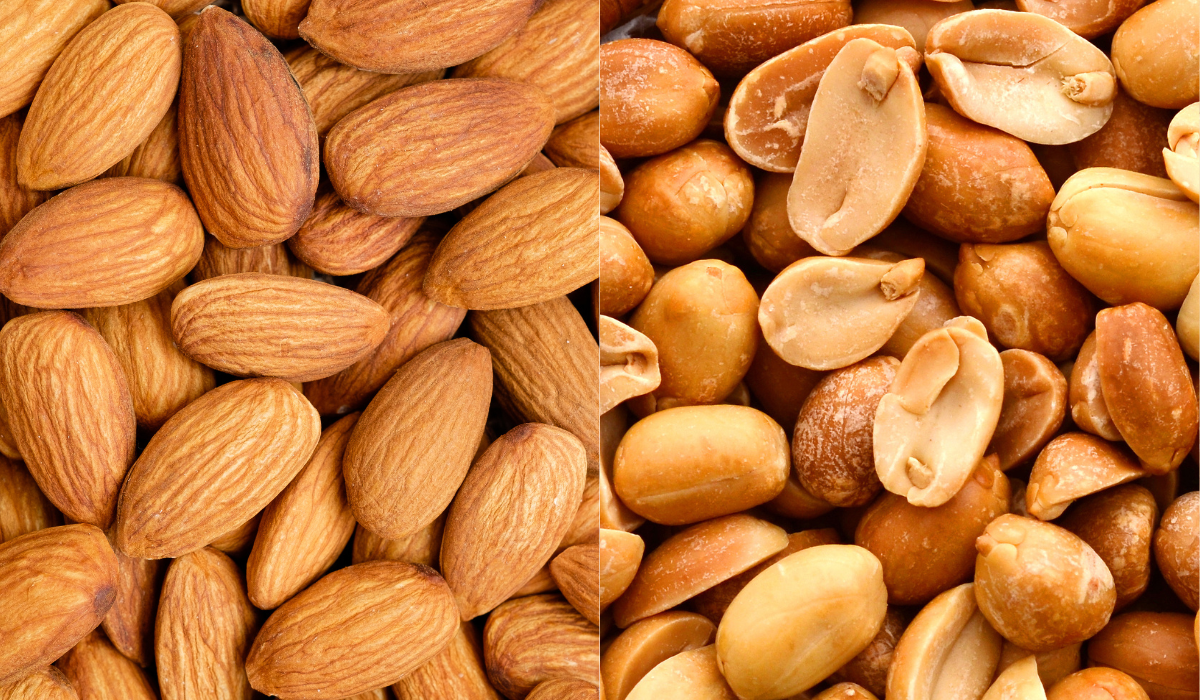 Amandes et cacahuètes