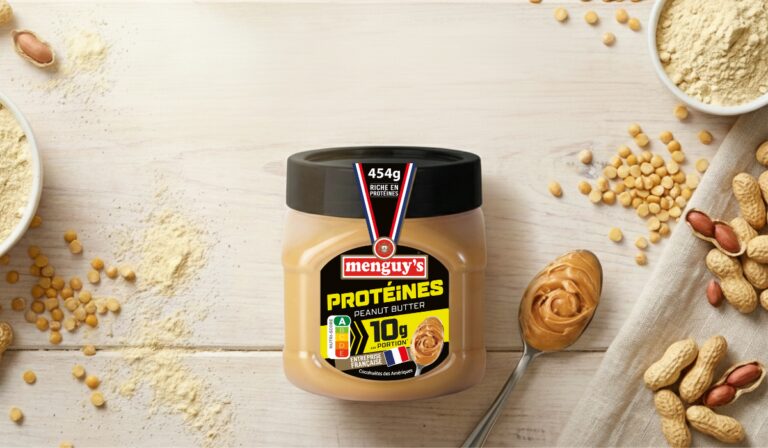 Pot de beurre de cacahuète protéiné Menguy's Apéro 454 g