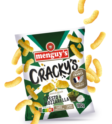  Produit Cracky's soufflé de maïs Pesto Mozzarella