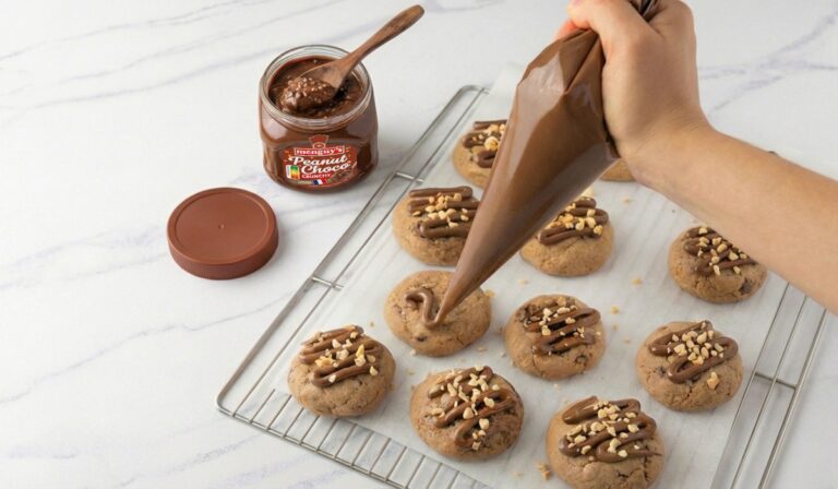 Cookies nappés de pâte à tartiner Menguy's Peanut Choco Crunchy