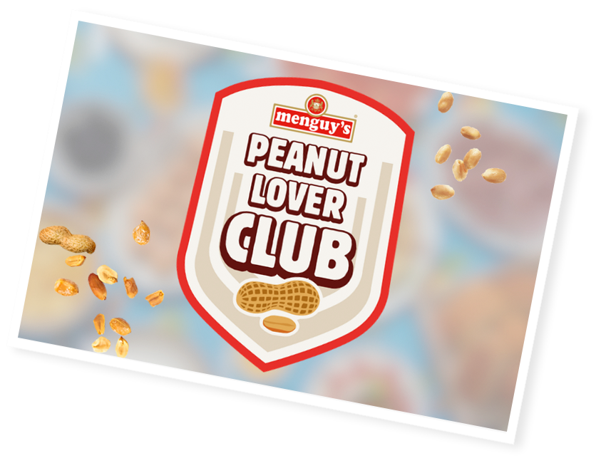 Logo Menguy's Peanut Lover Club avec cacahuètes pour Apéro