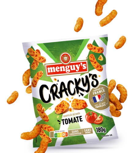 Produit Cracky's soufflé de maïs à la Tomate