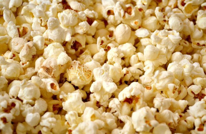 Gros plan sur du pop-corn pour Apéro Menguy's